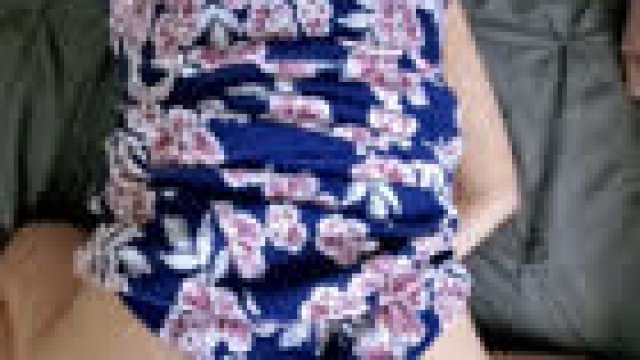 Watch him pull it out from deep in my belly