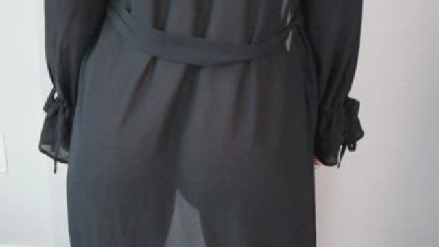 How would you like if I walked around the house in just this robe?