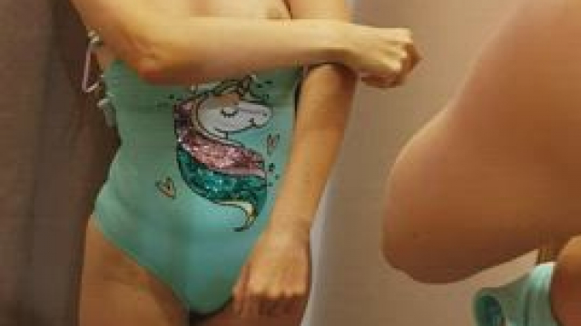 Fitting room in the store [gif]