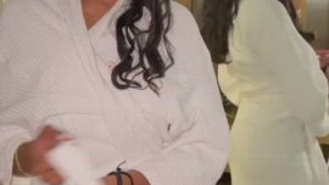 Dropped the robe to show my petite body