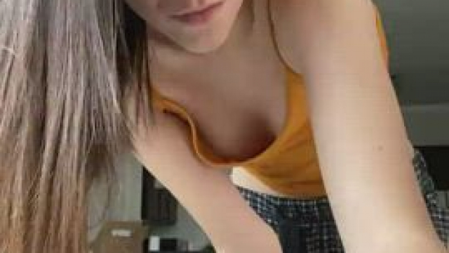 Beautiful and sexy skinny girl