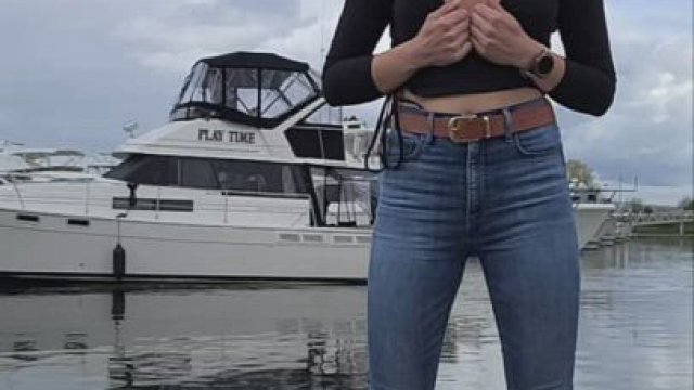 The name of the boat (Play Time) seems appropriate [GIF]