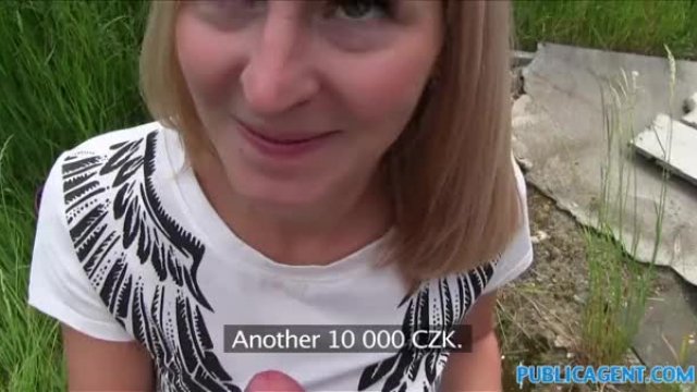 PublicAgent Amazing natural boobs bounce as she rides cock