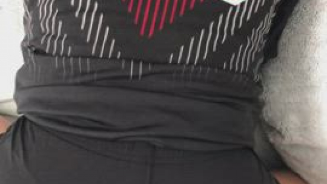 Blowing a load on my girlfriend's volleyball shorts