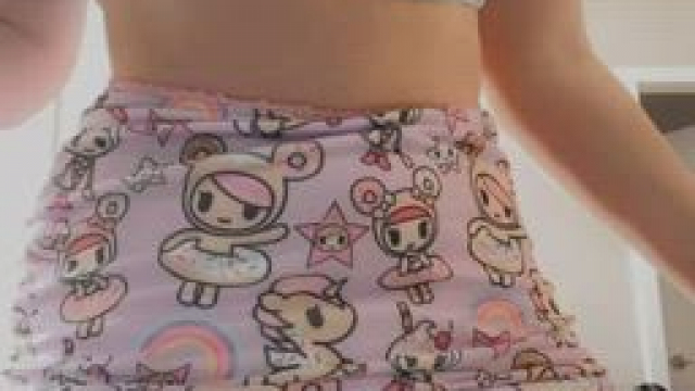 Bouncing Natural Nipple Pale Redhead Skinny Small Nipples Strip Stripping Titty 