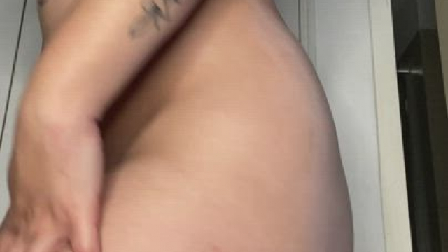 Someone wants to help me rub the cream on my cheeks?