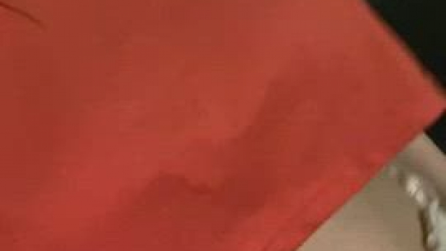 Flashing my big tits on a night out [GIF]