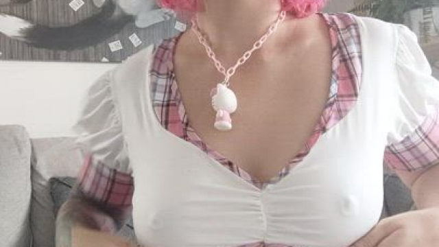 My first titty drop, they aren't huge but I think I make the most of them