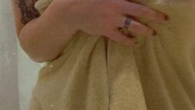 Forgive me, I dropped my towel by... accident