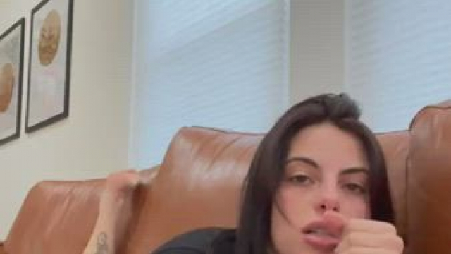 Sucked it straight out of his balls at the end