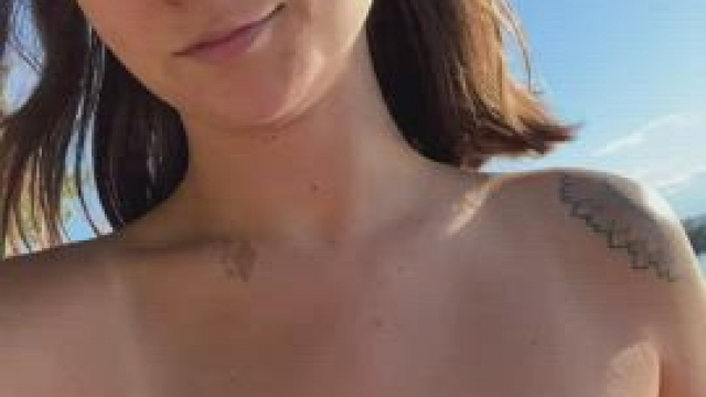 Natural titties in their natural habitat