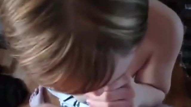 Short hair redhead teen facial