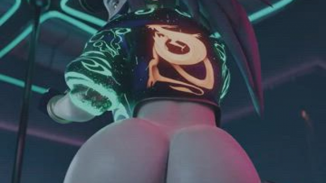 K/DA Akali riding (Source: @Evilaudio1)