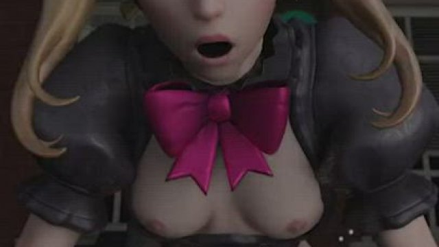 Black Cat D.va Cowgirl POV (Arawaraw)