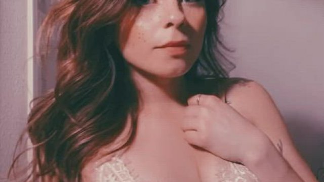 I wore my favorite bra and drooled on it to get your attention :)