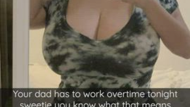 When dad works overtime, I get a special evening with mom