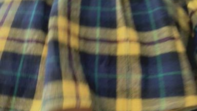 How is the view up my skirt as I am walking?