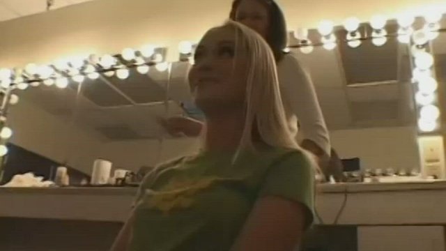 Cutie Bianca at 22 years old swallows loads from over 50+ random guys off th