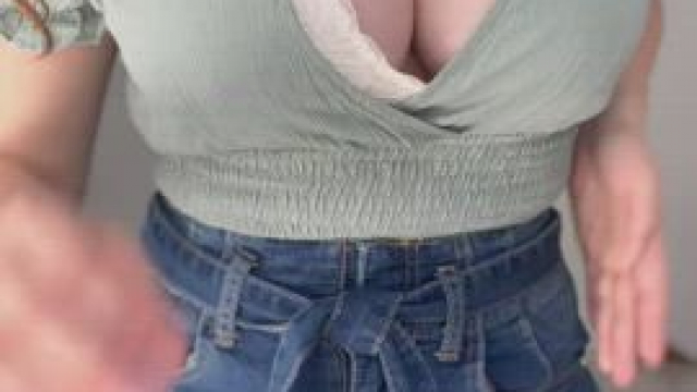 I'm just letting them peek out (19f)