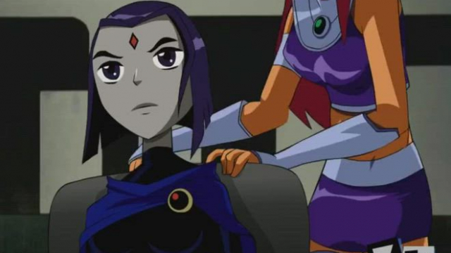 Starfire fingering Raven (Zone) [Teen Titan]