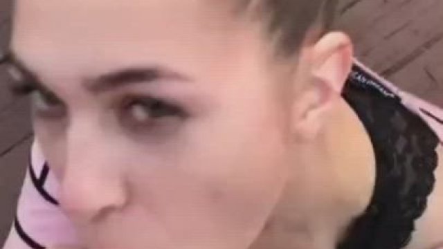 Cutie lady drains him