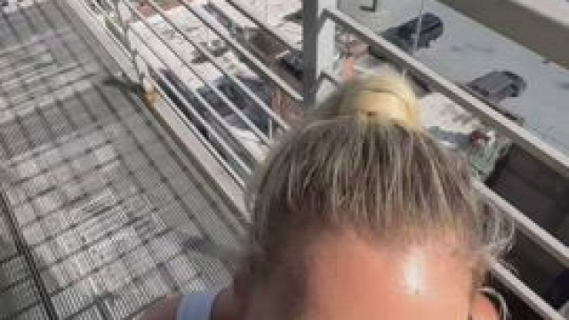 He really loves the view