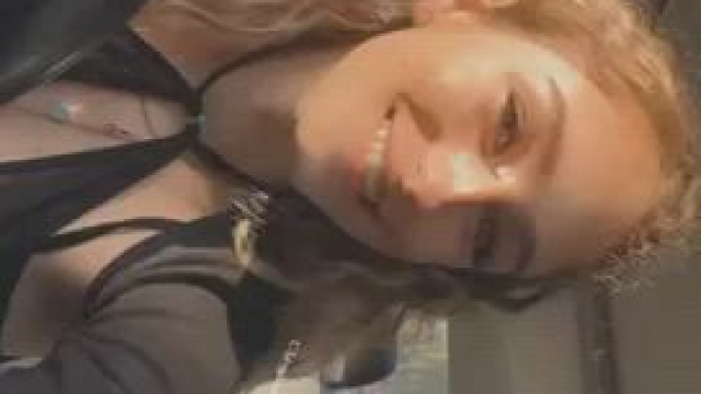 I hope you don’t mind me flashing you while I wait for my friend [GIF]