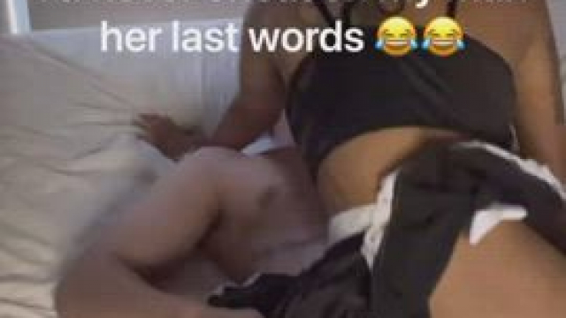 She went back on her word…