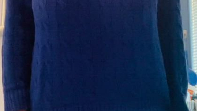 Does this sweater hide my big tits? (OC)