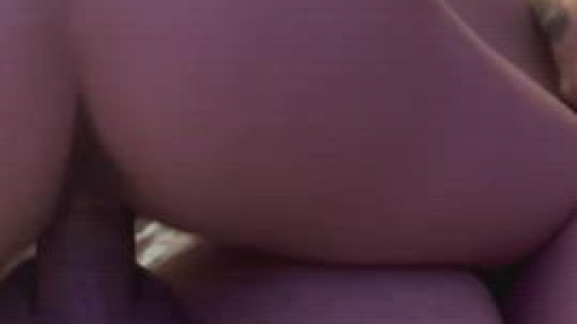 Playing with her pussy while I ride his dick OC MFF