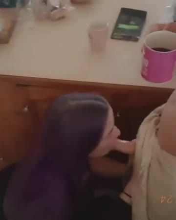 Who’s the girl with the purple hair?