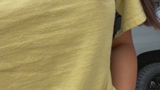 Just a casual parking lot flash [gif]