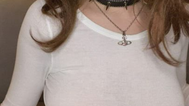 Lick and cum on my wet tits