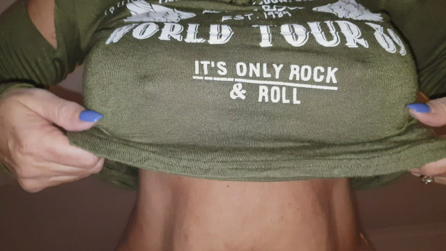 Just imagine I'm on top of you grinding away with my boobs In front of your face