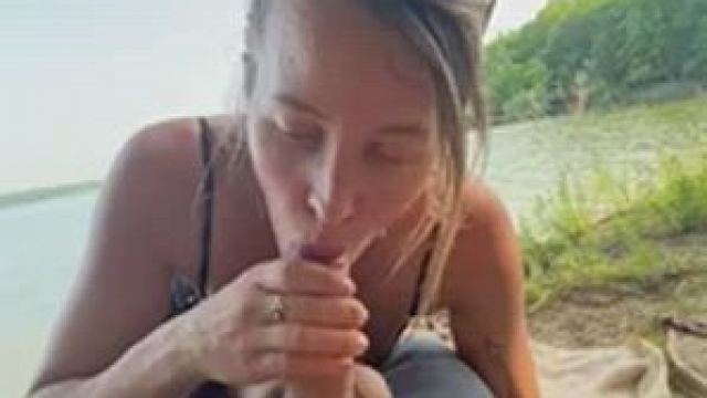 Lakeside Blowjob