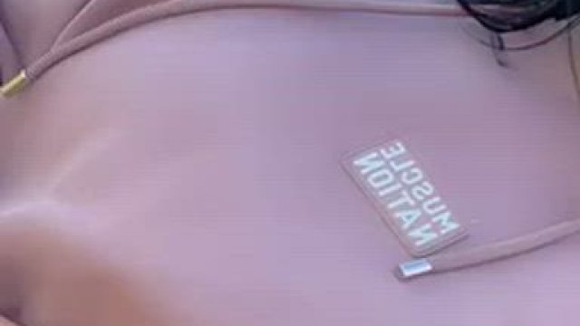 Flashing my tits in public makes me so horny