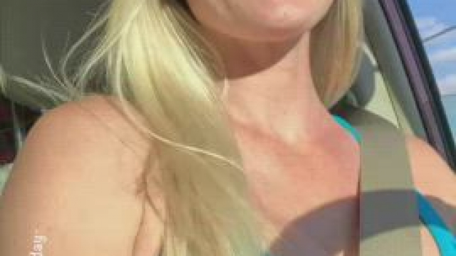 Suns out tits out [GIF]!