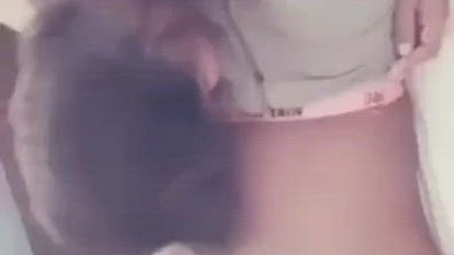 Sexy Desi Girlfriend kissing Boyfriend's Underwear And Takes It Off, Rubs Her Fa