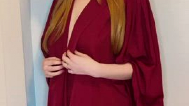 I was trying on graduation outfits but this is as far as I got