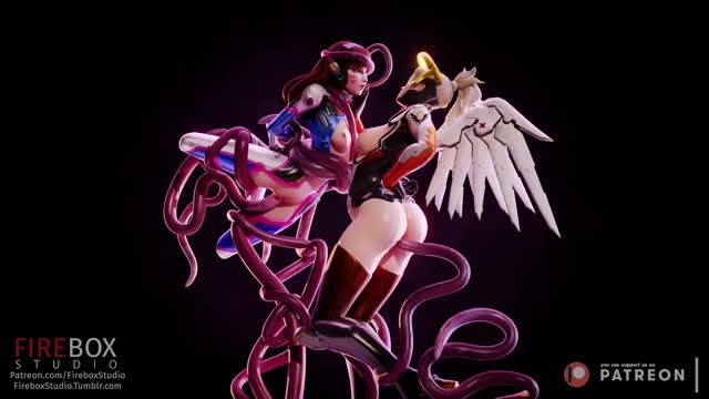 Watch "D.Va and Mercy Tentacles (Firebox Studio) Overwatch" Gif a...