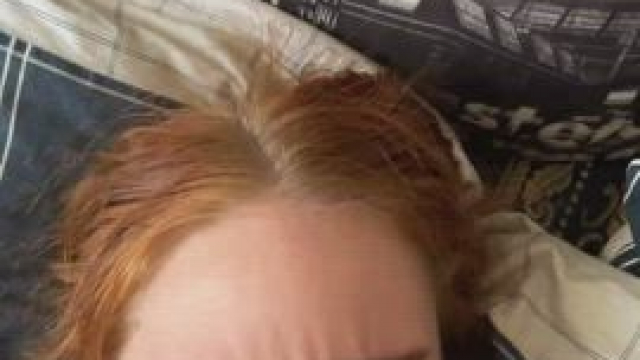 I’m always happy to take a good load on my face, just look at my smile when he c