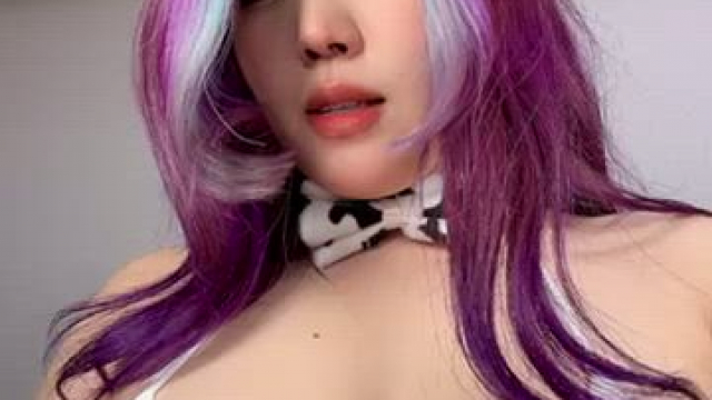 Japanese cow girl appeared out of nowhere! what will you do?