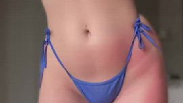 Does it get any better than a British blonde in a bikini