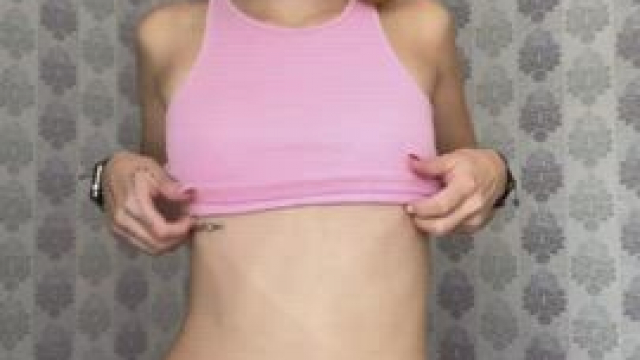 play hide and seek with my tiny tits