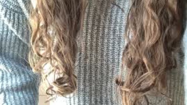 I always feel lovely in a huge sweater with nothing underneath