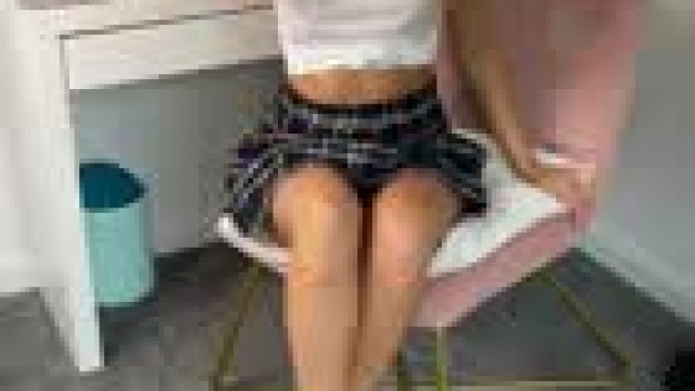 I love showing you what's under my skirt