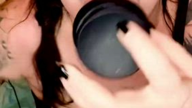 Gag till you squirt.