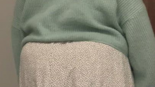 Flashing my ass in the office bathroom