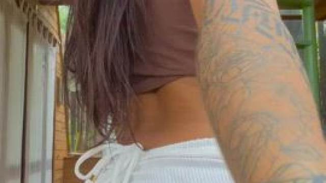 No panties under this cute outfit means I am ready for you