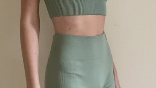 No panties at the gym are the best!